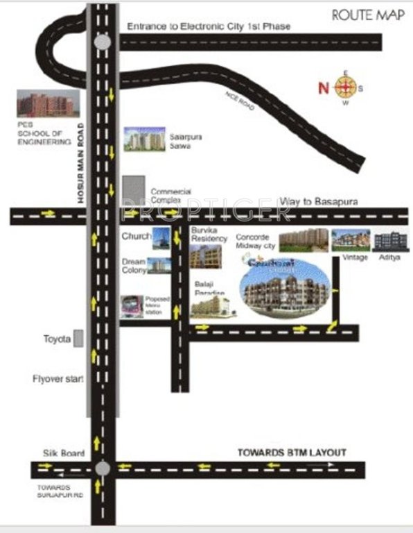 Images for Location Plan of Lakshmi Gouthami Comforts