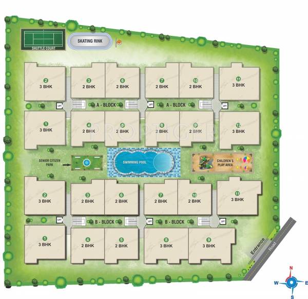  bloomfields Images for Master Plan of Sai Bloomfields