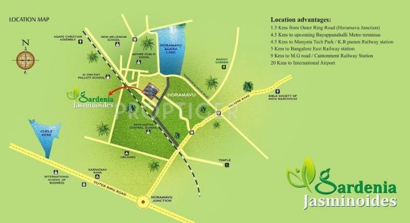 Images for Location Plan of Kriti Gardenia Jasminoides
