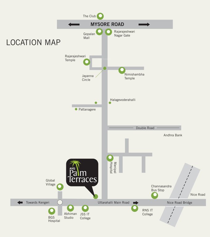  avg palm terraces Location Plan