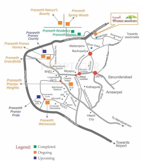 Images for Location Plan of Praneeth Pranav Meadows
