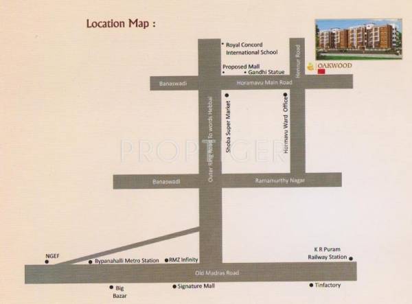 Aesthetic Constructions Oakwood Location Plan
