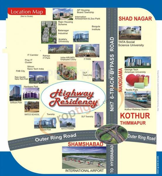 Images for Location Plan of Mahesh Highway Residency