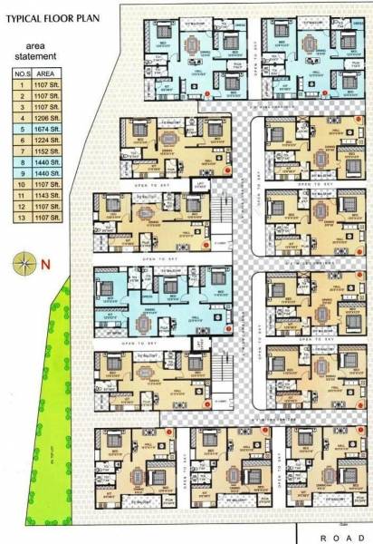 Images for Cluster Plan of Prem Constructions Sai Bridavanam