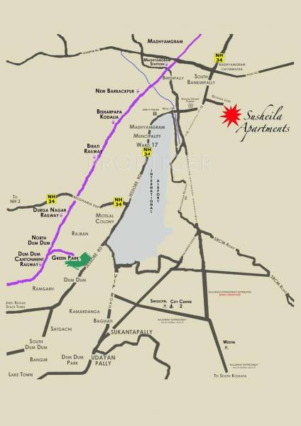 Location Plan Master Properties Susheila Apartments Location Plan
