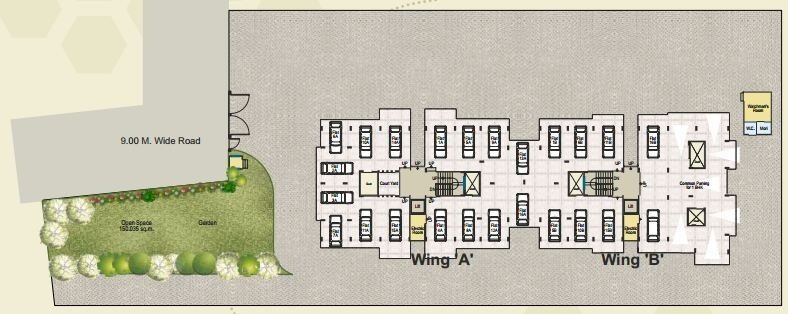  manomay dream home Tower A Cluster Plan