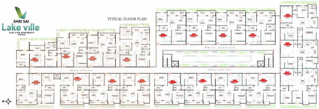  shri sai lake ville Single Block Cluster Plan