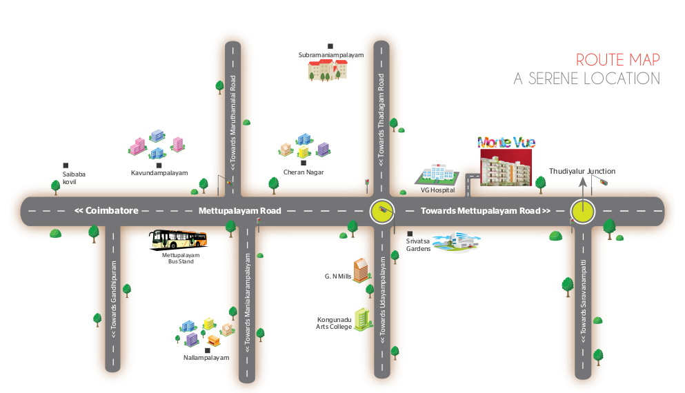  modern monte vue Location Plan