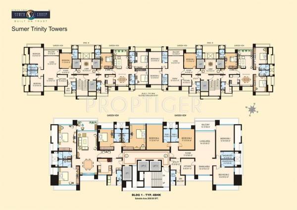 Images for Cluster Plan of Sumer Trinity Towers Images for Cluster Plan of Sumer Trinity Towers