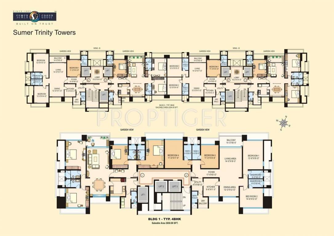 Images for Cluster Plan of Sumer Trinity Towers