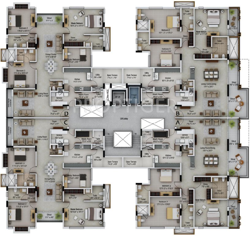 Images for Cluster Plan of KSV The Point