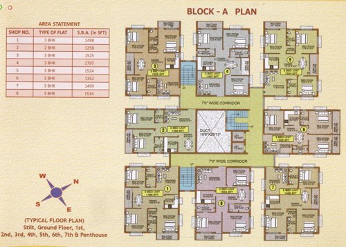 Images for Cluster Plan of Dream Home Orchid Residency Images for Cluster Plan of Dream Home Orchid Residency