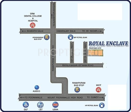 Location Plan SSB Homes Royal Enclave Location Plan