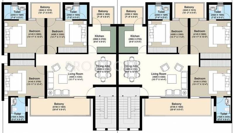  vip-floors Images for Cluster Plan of Puri VIP Floors