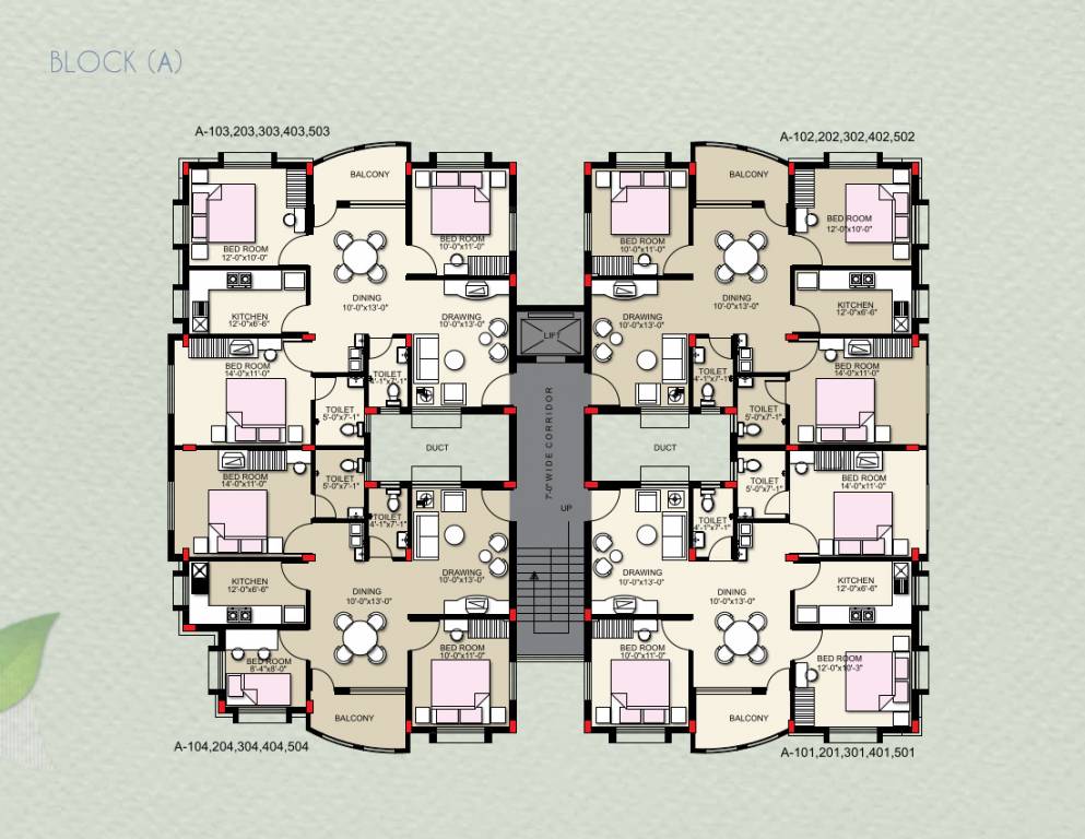  homes Cluster Plan