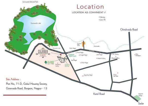  gajanan-residency Location Plan