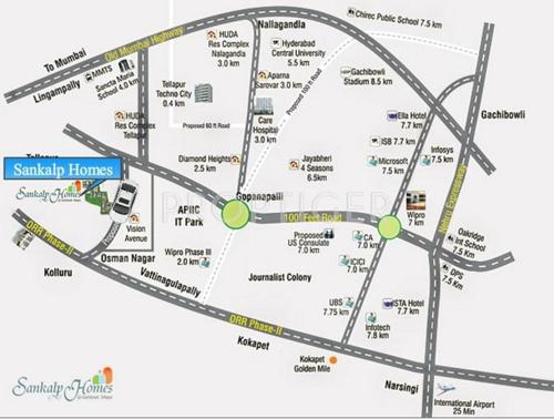  homes Images for Location Plan of Sankalp Nirman Infra Projects Homes