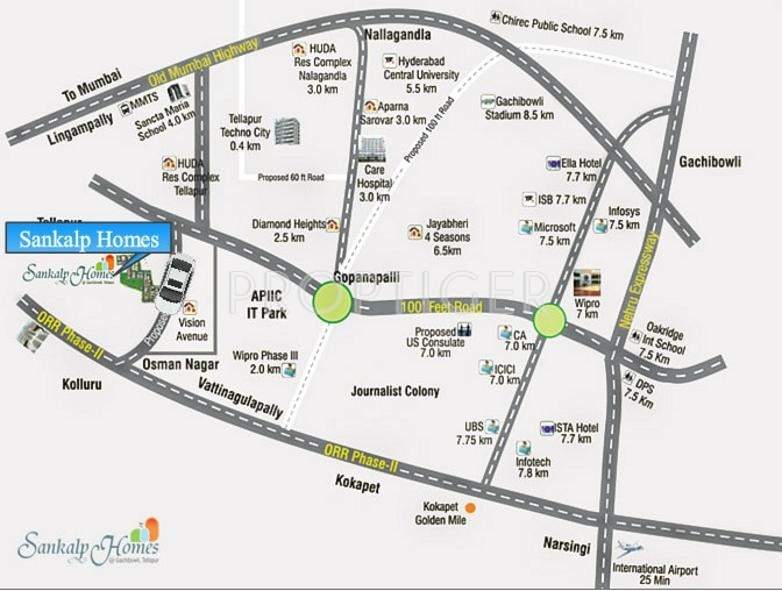  homes Images for Location Plan of Sankalp Nirman Infra Projects Homes