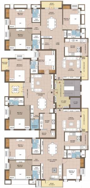 Images for Cluster Plan of Selvaganesh Diviniti