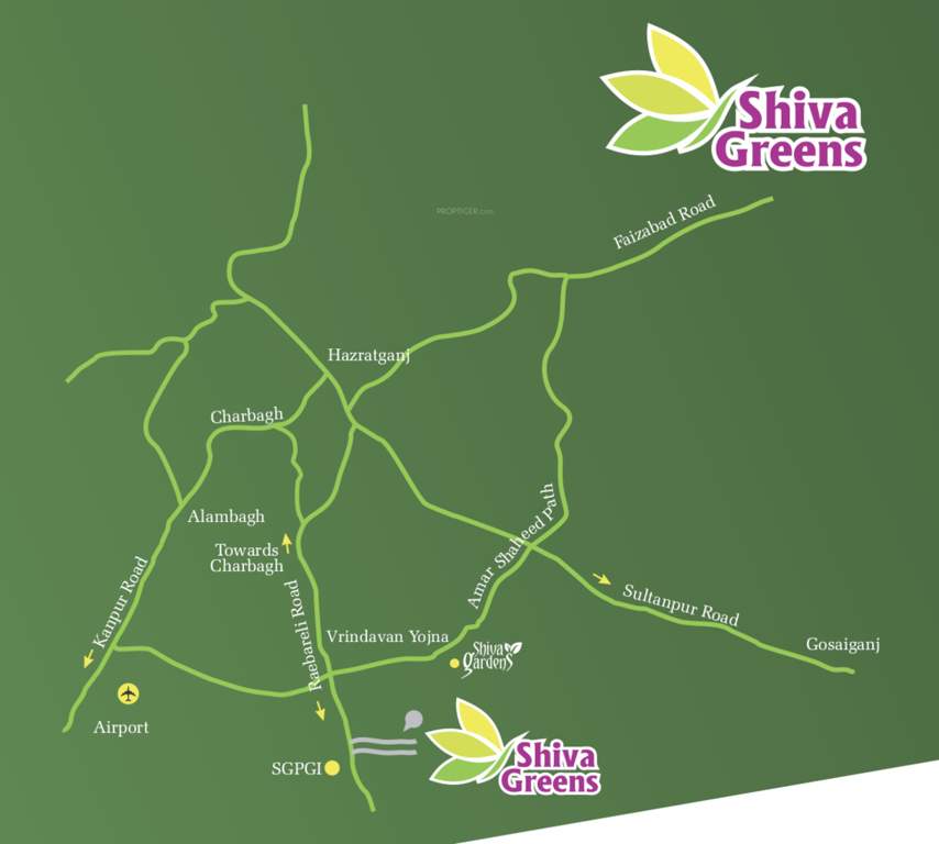  shiva greens Location Plan