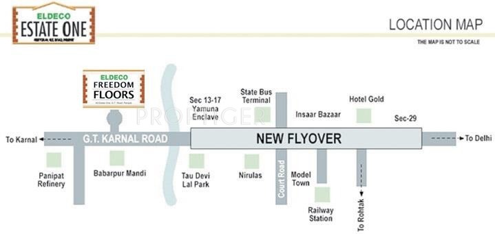 Images for Location Plan of Eldeco Freedom Floors