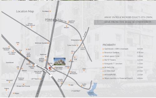  iconia Images for Location Plan of Gauthami Iconia