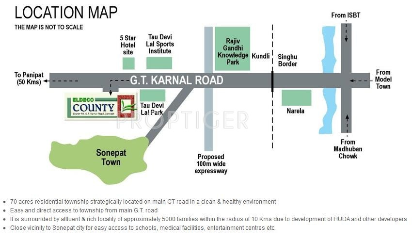 Images for Location Plan of Eldeco Personal Floors