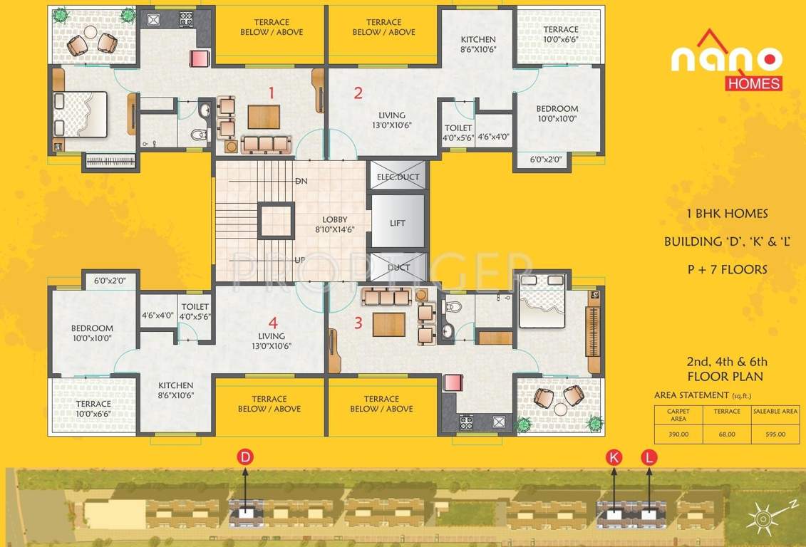 Images for Cluster Plan of Kohinoor Group Construction and Real Estate Nano Homes