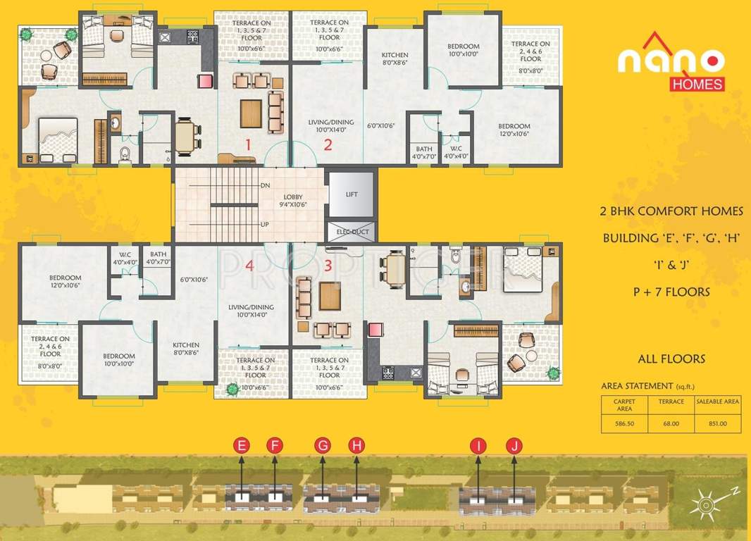 Images for Cluster Plan of Kohinoor Group Construction and Real Estate Nano Homes