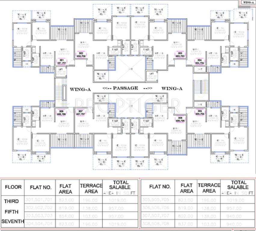  samruddhi park Images for Cluster Plan of Bhojwani Samruddhi Park