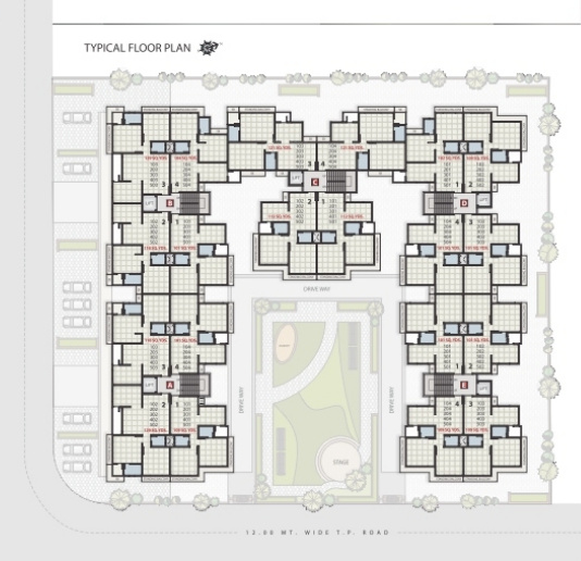 siddharth status Tower A Cluster Plan