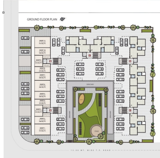 siddharth status Tower A Cluster Plan