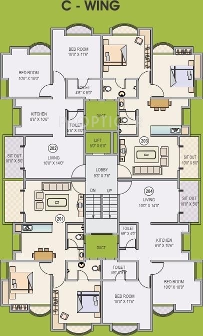 Images for Cluster Plan of Kohinoor Group Construction and Real Estate Latis