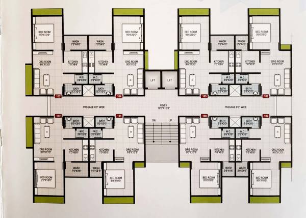  anand Tower A Cluster Plan