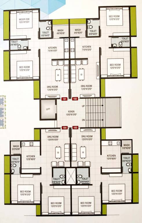  anand Tower A Cluster Plan