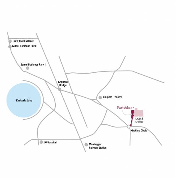 Location Plan parishkaar-apartments Location Plan