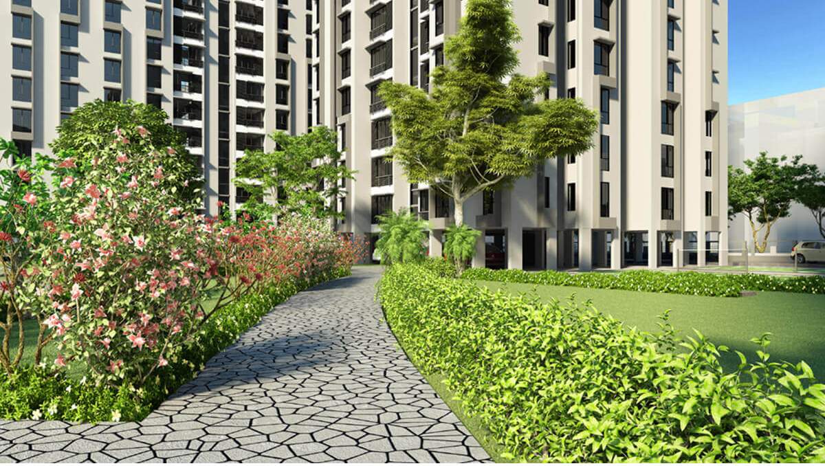 parishkaar apartments Landscaped Gardens