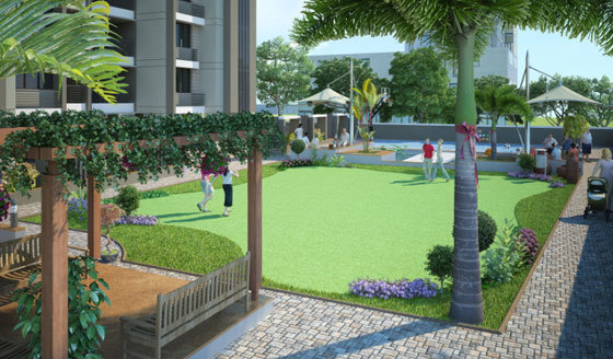  square Children's play area