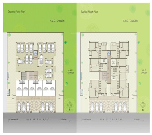  sepal-elegant-2 Sepal Elegant 2 Cluster Plan for ground Floor