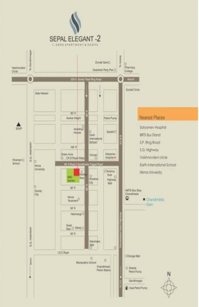  sepal-elegant-2 Location Plan
