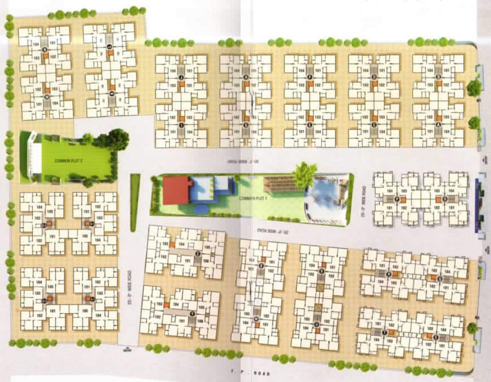 Images for Layout Plan of Vision Madhuvan Glory Phase I Block F I J