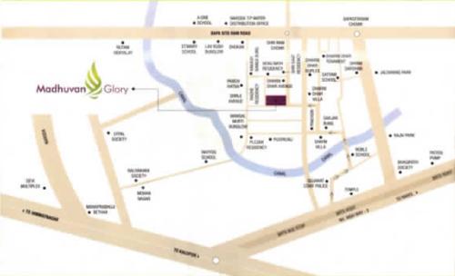  madhuvan-glory-phase-i-block-f-i-j Location Plan