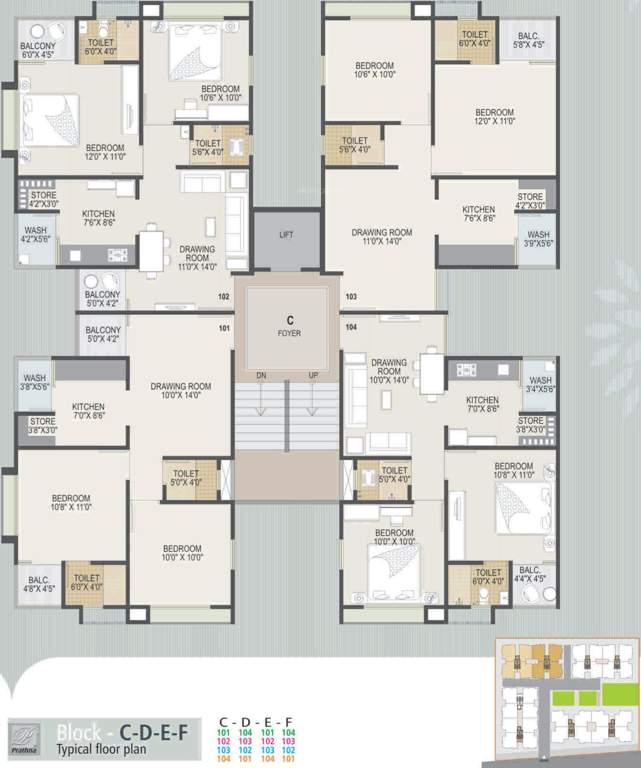 Images for Cluster Plan of Prathna Parisar