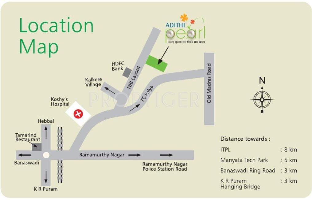  pearl Images for Location Plan of Adithi Pearl
