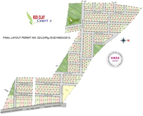  red-clay-court-2 Layout Plan