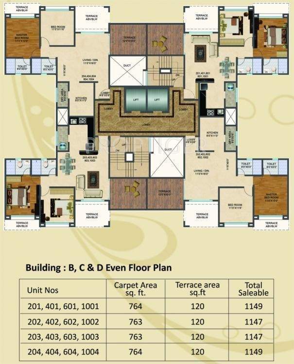  downtown Images for Cluster Plan of Kolte Patil Downtown