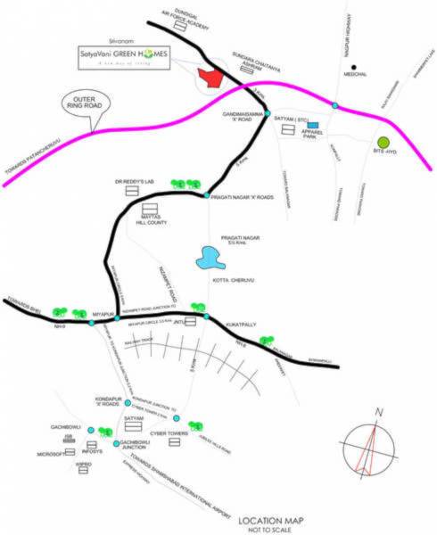 sri-vanam-green-homes Location Plan