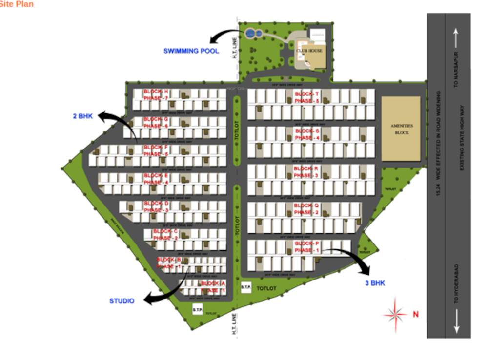  sri vanam green homes Master Plan