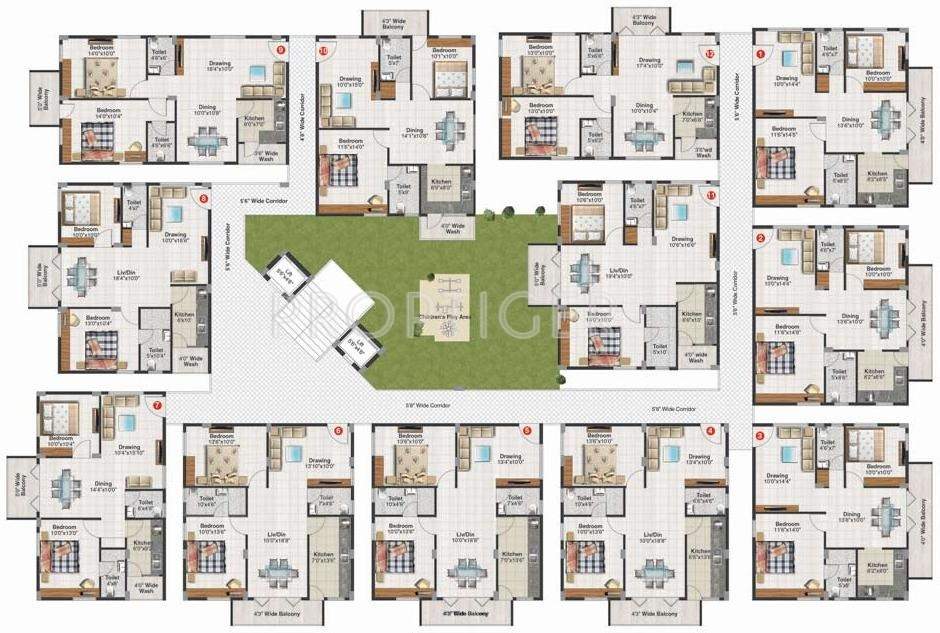 serenity Images for Cluster Plan of Adhunik Serenity