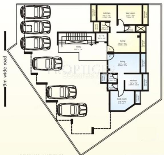  sai-krupa Single Block Cluster Plan